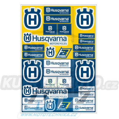 Polepy univerzální Sponzor Logo - verze Husqvarna 5076HS
