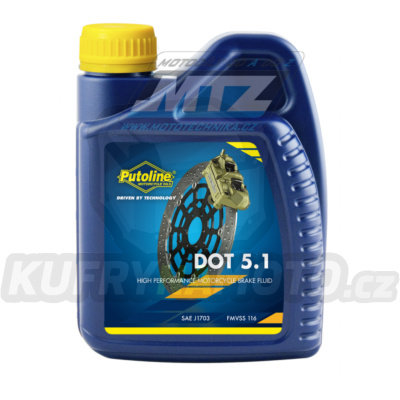 Kapalina brzdová Putoline DOT5.1 (balení 500ml)