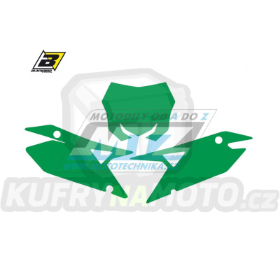 Polepy číslových tabulek (vystřižené) - Suzuki RMZ250 / 19-23 + RMZ450 / 18-23 - barva zelená