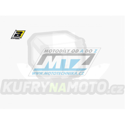 Polepy číslových tabulek (vystřižené) - Kawasaki KXF450 / 09-11 - barva bílá