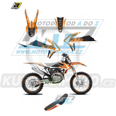 Polepy s potahem sedla (sada polepů a potah sedla Dream) - KTM EXC / 20-23 + SX+SXF / 19-22 - typ polepů Dream4