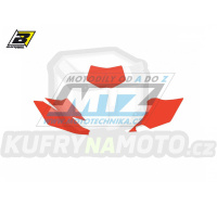 Polepy číslových tabulek (vystřižené) - Yamaha WRF450 / 12-15 - barva červená