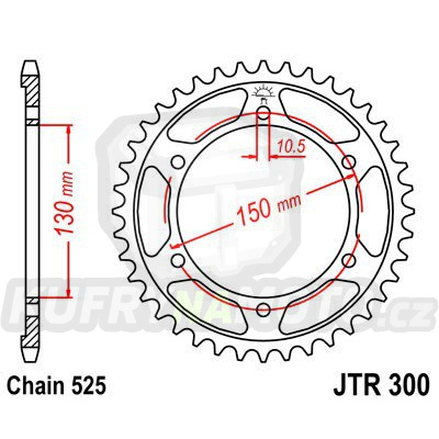 Rozeta PBR 42 zubů 300-42-PBRR300-42- výprodej