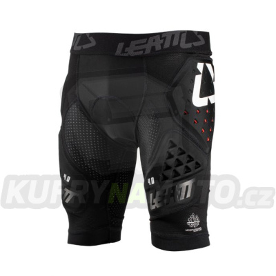 LEATT IMPACT SHORTS 3DF 4.0 ČERNÉ KRAŤASY ČERNÁ VELIKOST XXL-5019000314