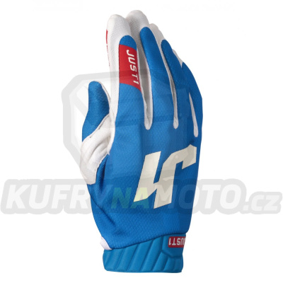 Moto rukavice JUST1 J-FLEX 2.0 modro/bílé