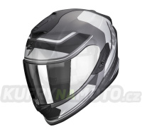 Moto přilba SCORPION EXO-1400 EVO AIR VITTORIA matná stříbrno/bílá
