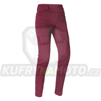 kalhoty SUPER LEGGINGS 2.0, OXFORD, dámské (legíny s Aramidovou podšívkou, bordó)