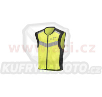 reflexní vesta FLARE NEON, ALPINESTARS (černá/žlutá fluo) 2024