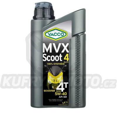 Motorový olej YACCO MVX SCOOT 4T SYNTH 5W40, YACCO (1 l)