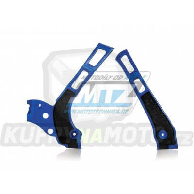 Kryty rámu Yamaha YZ125+YZ250 / 06-25 + Fantic XX125+XX250 - barva modro-černá