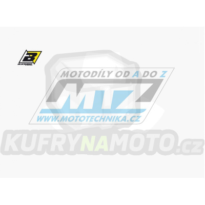 Polepy číslových tabulek (vystřižené) - KTM 65SX / 02-08 - barva bílá