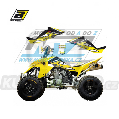 Polepy na čtyřkolku (sada polepů Dream) Suzuki LTZ400 / 03-10 - typ polepů Dream2 - žlutá barevná varianta