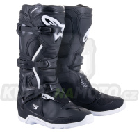 boty TECH 3 ENDURO WATERPROOF, ALPINESTARS (černá/bílá) 2024