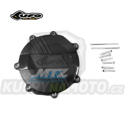 Kryt spojkového víka UFO Kawasaki KXF450 / 16-18 - černý