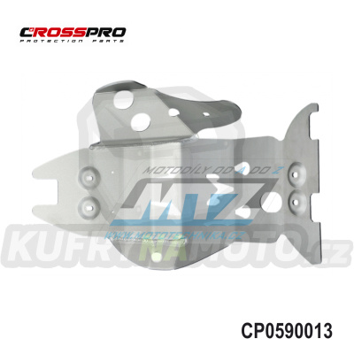 Kryt pod motor hliníkový ALU Engine Guard - Husqvarna TE250+TC250 / 08-09 + TE310 / 09-10 + TE450+TC450 / 08-10 + TE510+TC510 / 08-10