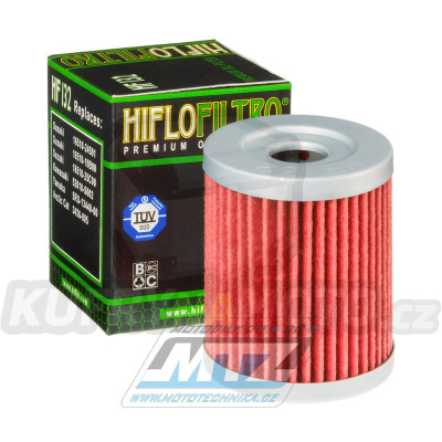 Filtr olejový HF132 (HifloFiltro) - Suzuki DR125S + DRZ125 + RV125 Van Van + DR200S + RV200 Van Van + LTF250 + Kawasaki KH125 + KLX125 + Yamaha YP400 Majesty + YP400R/RA X-Max + 400i MaxSym + Arctic Cat 250 + Betamotor 125 Alp + 200 Alp + Blata125