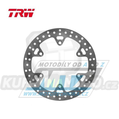 Kotouč brzdový TRW MST205 (276/144/6D) - kulatý design - Daelim Rocket125+VT125 + Honda CBR125R / 04-10+VFR400R+CBR600F+FX650Vigor+VF700 + CBX750+VFR750+XL700V Transalp+PC800Pacific Coast + VF1000 + Triumph Tiger900