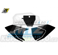 Polepy číslových tabulek (vystřižené) - Husqvarna FC+TC / 16-18 - barva černá