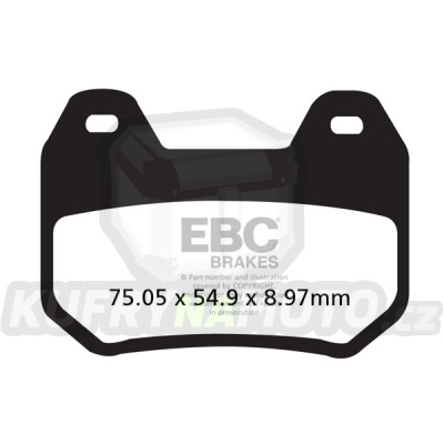 Brzdové destičky EBC FA304HH