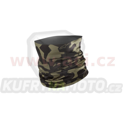 nákrčník CAMO NECK TUBE, ALPINESTARS (vojenská zelená/černá)