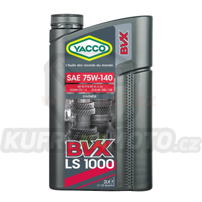 Převodový olej YACCO BVX LS 1000 75W140 2L