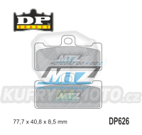 Destičky brzdové DP626-RDP DP Brakes - směs RDP X-RACE Titanium