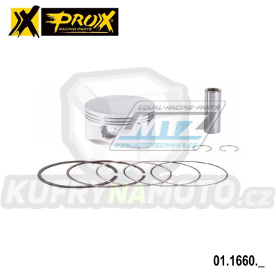 Pístní sada Honda XR650L / 93-24 + NX650 Dominátor / 88-02 + SLR650 / 97-00 + FMX650 / 05-07 - pro vrtání 101,00mm