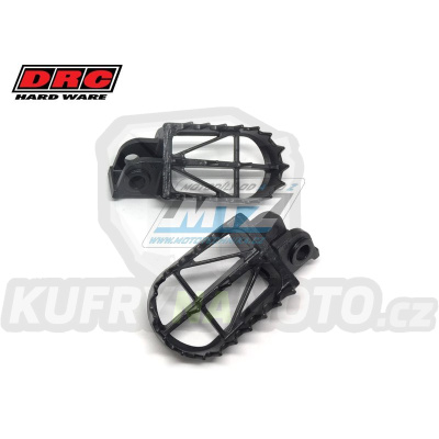 Stupačky DRC WIDE FOOTPEG - DRC D48-02-410 - KTM 65SX+85SX + 250SXF+350SXF+450SXF + 125EXC+200EXC+250EXC+300EXC + 690+790 + 950+990+1050+1190+1290 Adventure + Husqvarna TC50+TC65+TC85 + FE390+FE450+FE570 + Beta RR 2T+4T / 10-19 + Gas-Gas / 18-20 + Sh