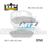 Destičky brzdové DP Brakes DP545 - směs Premium OEM Sinter