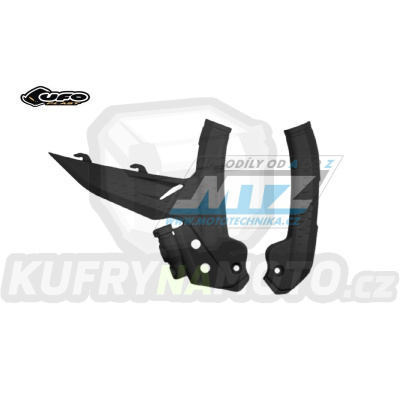Kryty rámu KTM 125SX+150SX+250SX + 250SXF+350SXF+450SXF / 23-25 + EXC+EXCF / 24-25 - barva černá