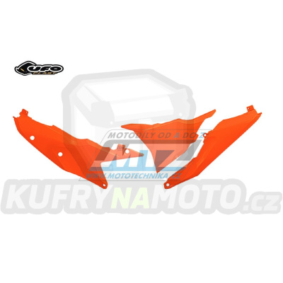 Bočnice + levý kryt air-boxu KTM SX+SXF / 23-25 + EXC+EXCF / 24-25 - barva FLUO oranžová (neon oranžová)