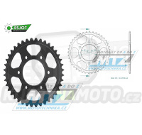 Rozeta ocelová (převodník) 1489-40zubů ESJOT 50-29018-40 - Kawasaki KLZ1000 Versys + Z900+Z900RS + Z1000+Z1000SX+ZR1000+Z1000H2 + ZX6R Ninja+ZX7R Ninja+ZX9R Ninja+ZX10R Ninja + ZX1000 Ninja + ZZR600+ZX600