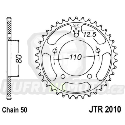 Řetězová rozeta JT JTR 2010-48 48 zubů, 530
