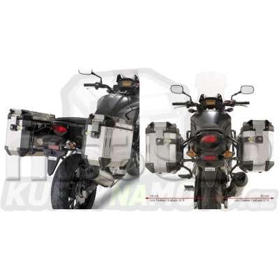 PL 1111CAM Givi trubkový nosič Honda NC 700/750 S/X (12-15) pro hliníkové boční kufry TREKKER OUTBACK