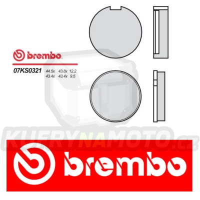 Brzdové destičky Brembo SUZUKI ZR K 50 r.v. Od 79 -  směs Originál Přední