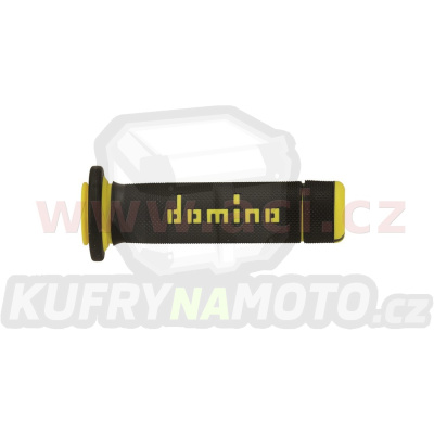 gripy A180 (ATV) délka 118 + 122 mm, DOMINO (černo-žluté)