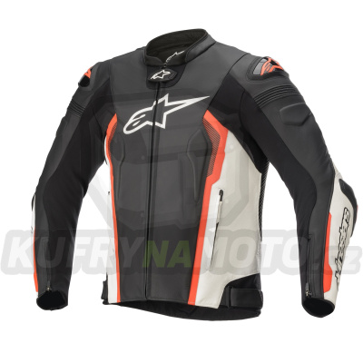 bunda MISSILE 2, TECH-AIR kompatibilní, ALPINESTARS (černá/bílá/červená fluo) 2024