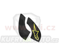 plastové kryty pro krční chrániče BNS TECH 2, ALPINESTARS (žlutá fluo/černá)