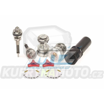 Sada pístků přední vidlice K-Tech ORVS pro WP 48 XPLOR - KTM 250EXC+300EXC+250EXCF+350EXCF+450EXCF+500EXCF / 19-23 + 690 Enduro R + Husqvarna TE250+TE300+FE250+FE350+FE450+FE501 / 19-23 + 701Enduro + Gas-Gas