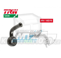 Koncovka brzdové hadice TRW VarioFlex MV10D70 (banjo 10mm zahnuté 70°) - barva titan
