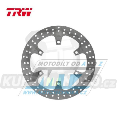 Kotouč brzdový TRW MST206 (296/144/6D) - kulatý design - Cagiva Canyon+Elefant+Gran Canyon+Navigator + Honda CB500+CBF500+CBF600+NTV650 Deauville + XRV650 AfricaTwin+NTV700 Deauville+CB750 Seventy Fifty+VFR750F + VT750C Shadow+CBR1000F+ST1100 Pan Eur