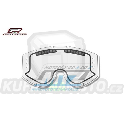 Sklo do brýlí Progrip 3265 Double Clear Drilled Anti Stick Lens - čiré, dvojité, Roll-Off