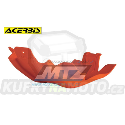 Kryt pod motor Acerbis Husqvarna FC250+FC350 / 14-15 + KTM 250SXF / 13-15 + 350SXF / 11-15 - barva oranžová