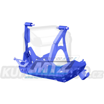 Kryt pod motor hliníkový Dual Sport - Ducati DesertX 937 / 22-24 - barva modrá