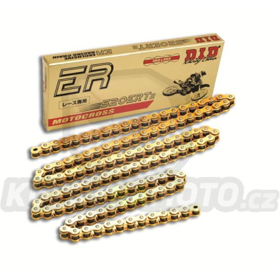 Motokrosový řetěz D.I.D Chain 520ER-T3 SDH 112 L Zlatá/Zlatá