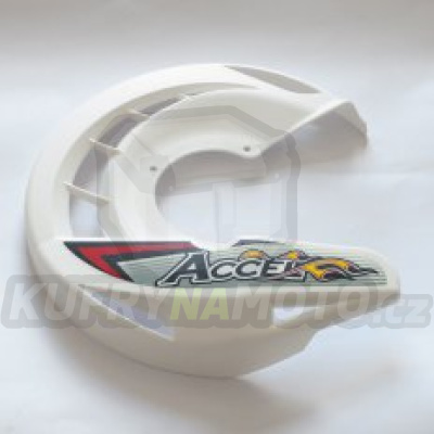 ACCEL kryt plastový chránič kotouče brzdové (do adaptéru FDCM nebo chránič kompletní FDG) barva bílá