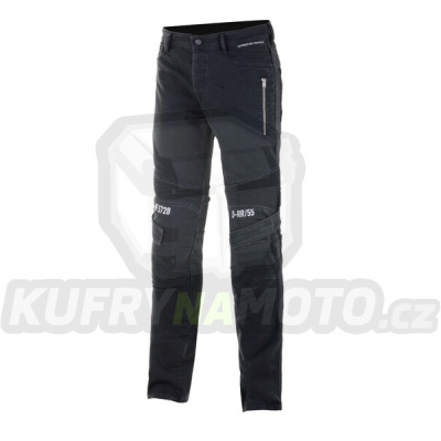 kalhoty RYU TECH DENIM kolekce DIESEL JEANS, ALPINESTARS (sepraná černá)