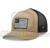 kšiltovka FLAG SNAP HAT, ALPINESTARS (písková/černá/bílá)