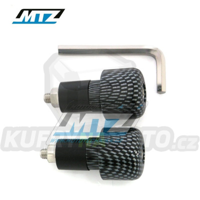 Koncovky/závaží řidítek END - carbonové (pro vnitřní průměr řidítek ¤17mm)
