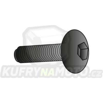 Matky PUIG ANODIZED 0763R červená M5 (6pcs)
